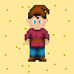 Game devlog snippet: A character named Leo walks, stops, and swings his sword on loop.